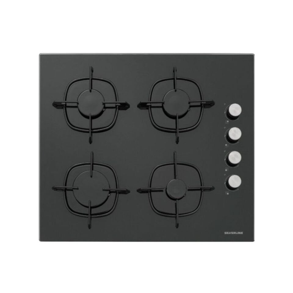 Silverline CS5335B02 Siyah Cam Ankastre Ocak