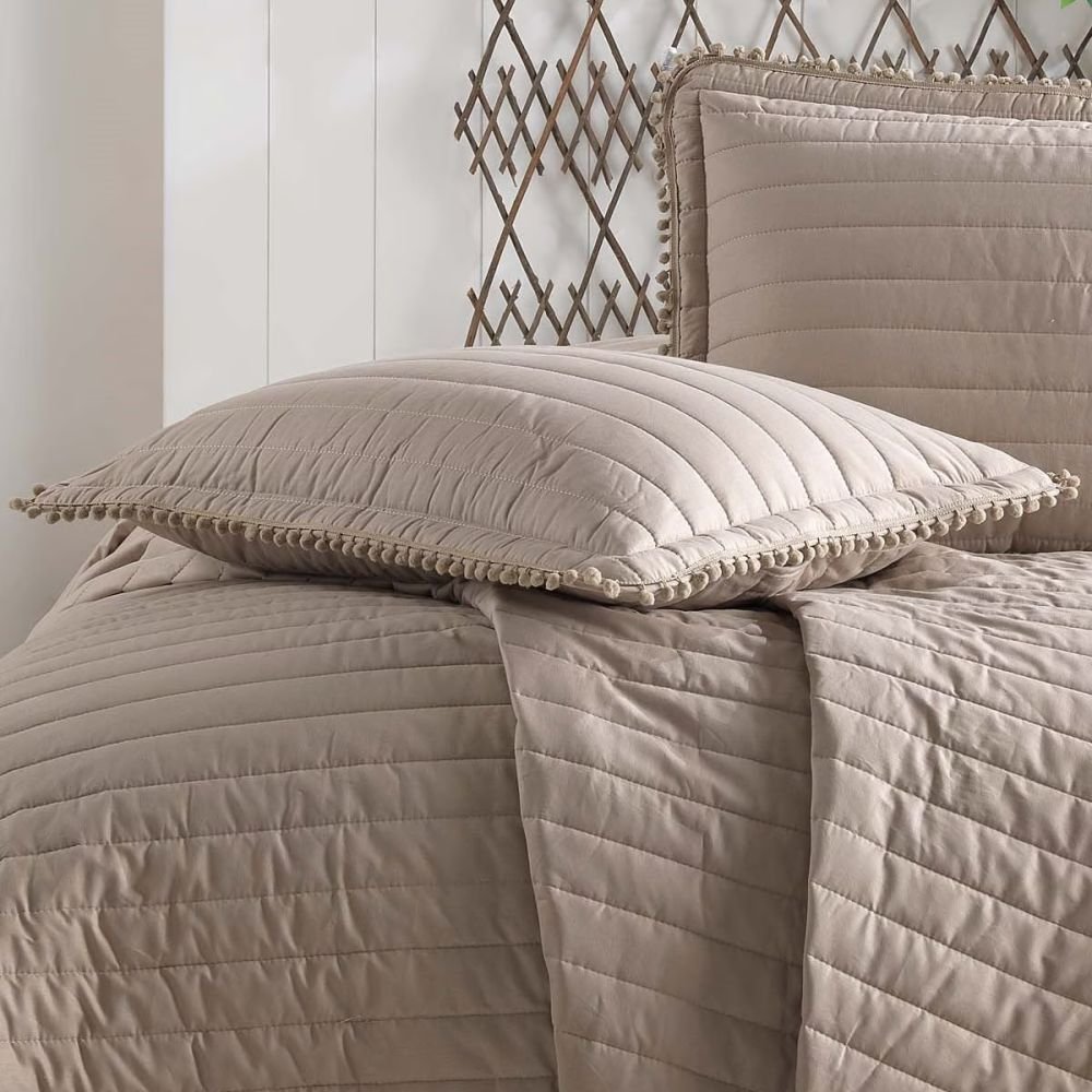 Aran Clasy Pedra V Kahve Ranforce Tek Kişilik Yatak Örtüsü Takımı