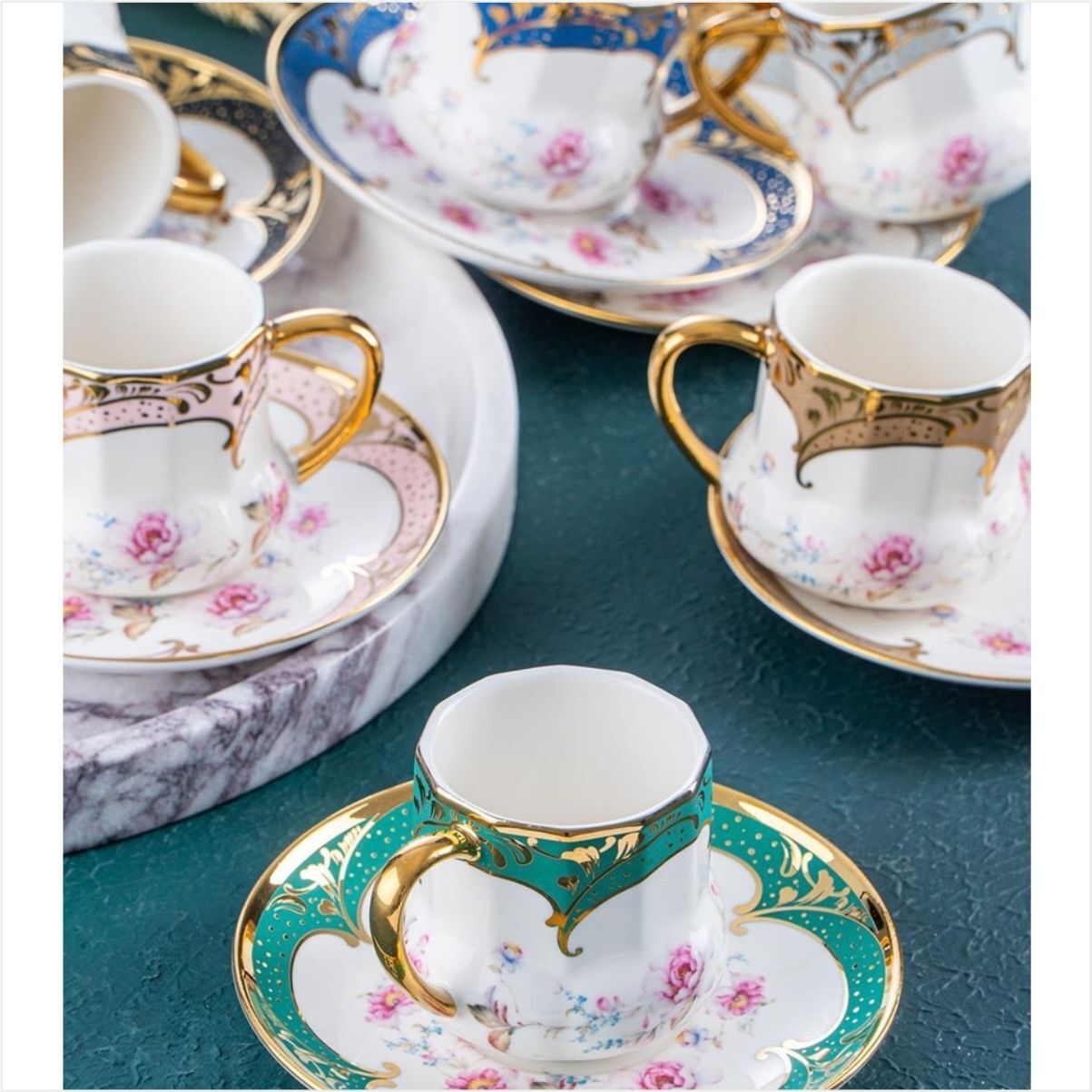 REKABET VRM 012 MİRA 6'LI KAHVE FİNCAN SETİ 90 CC.