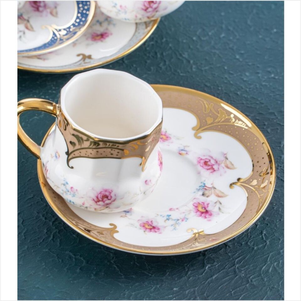 REKABET VRM 012 MİRA 6'LI KAHVE FİNCAN SETİ 90 CC.