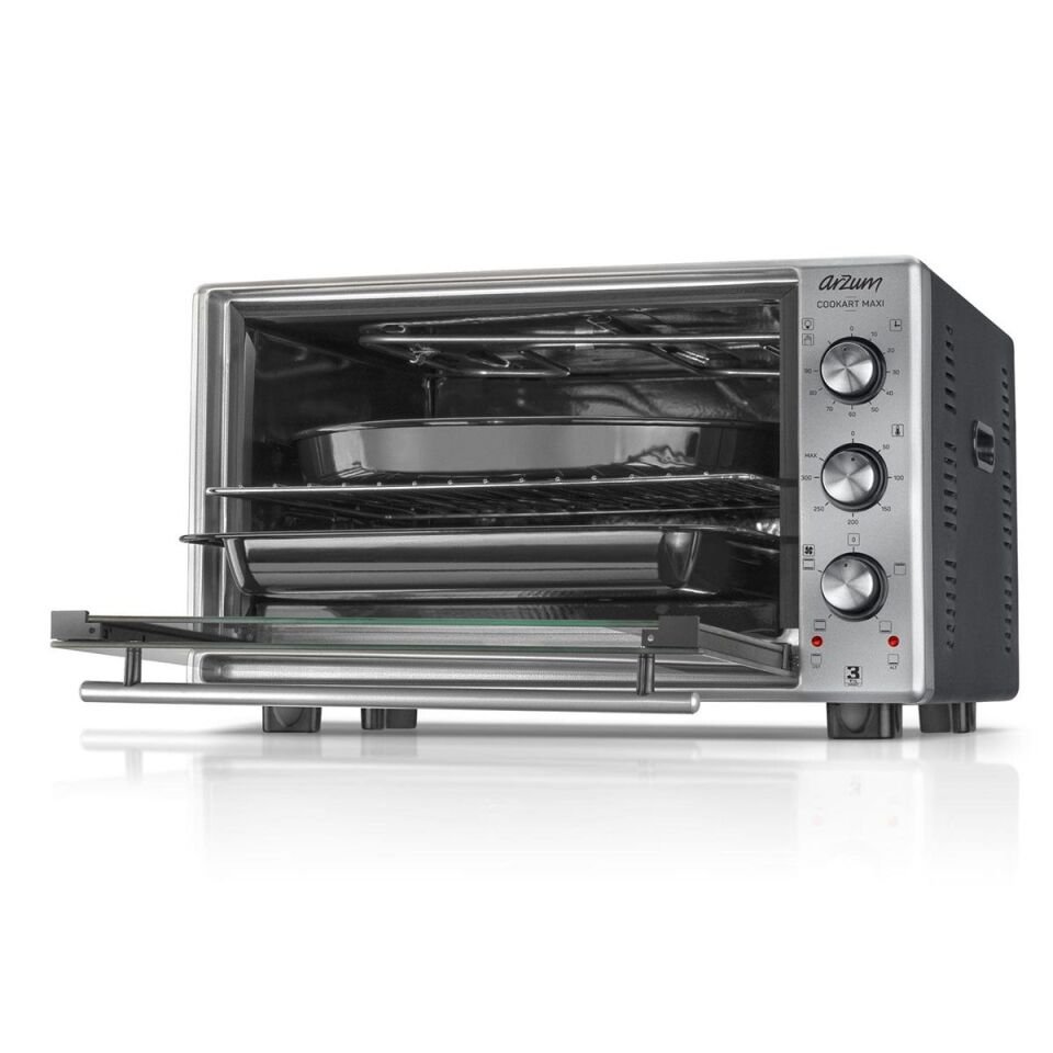 Arzum AR2002 Cookart Maxi 50 L Çift Camlı Fırın - Inox