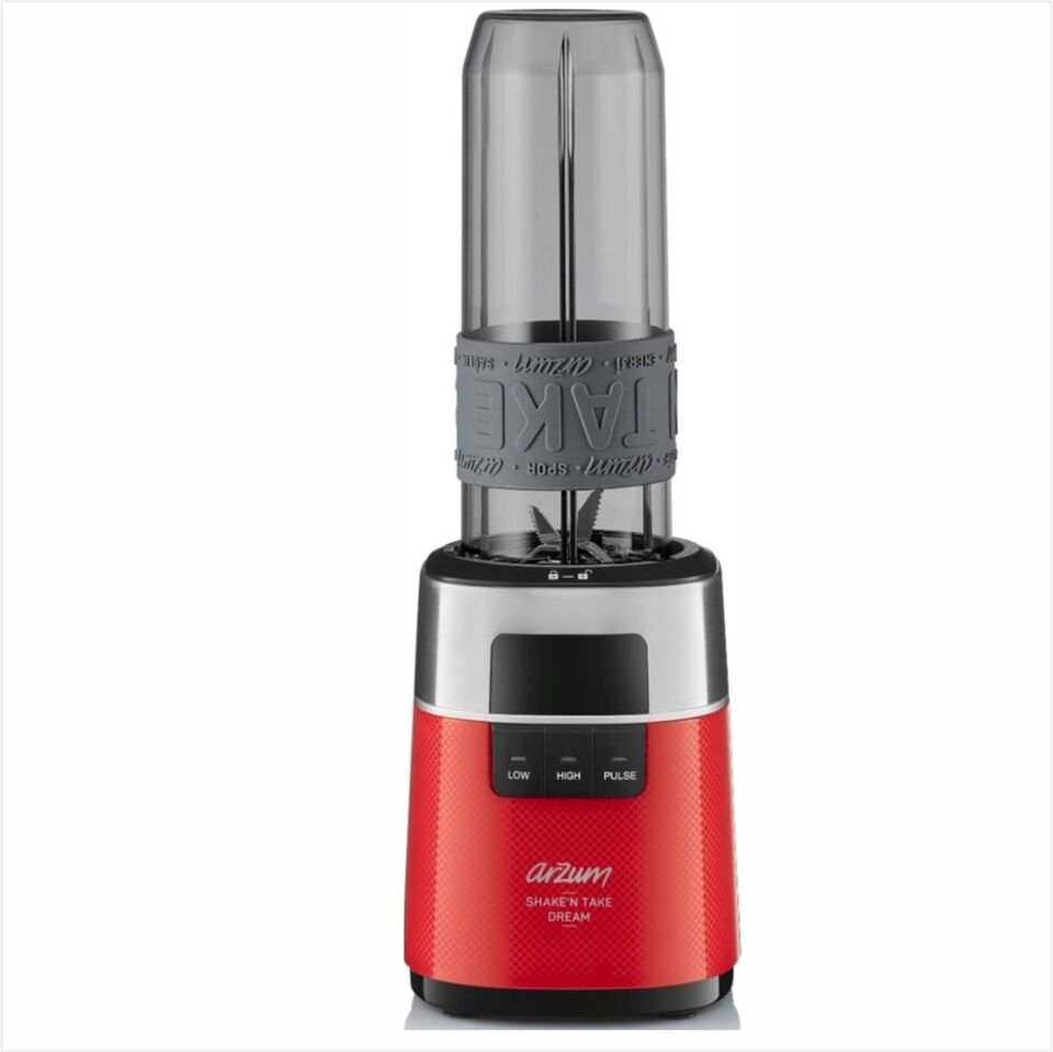ARZUM AR1148 SHAKE N TAKE DREAM BLENDER SET KIRMIZI