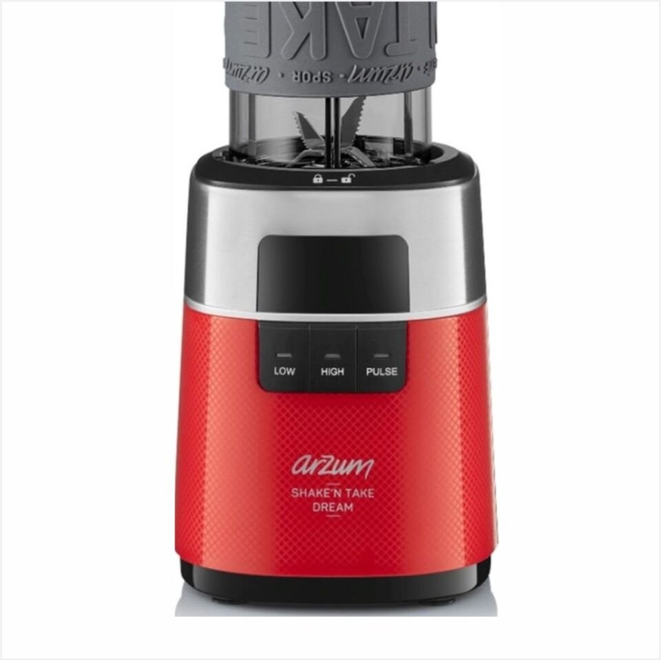 ARZUM AR1148 SHAKE N TAKE DREAM BLENDER SET KIRMIZI