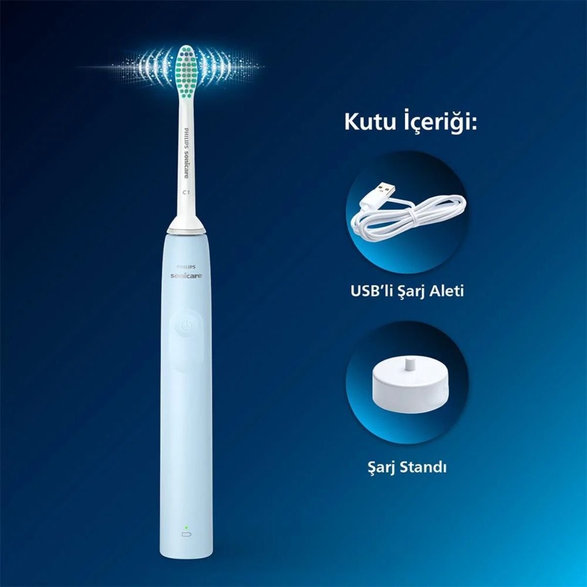 PHILIPS HX3651/12 ŞARZLI DİŞ FIRÇASI