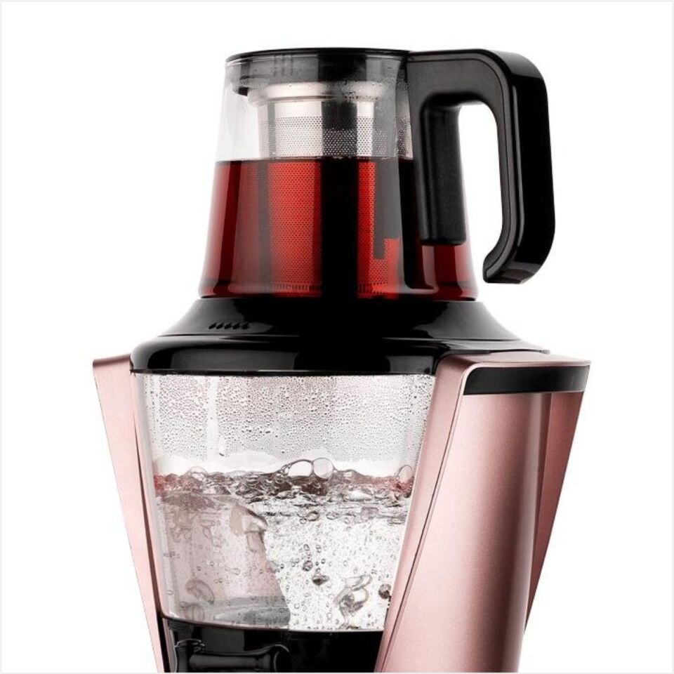 Schafer Tee Haus Yeni Nesil Elektrikli Cam Semaver-Rosegold