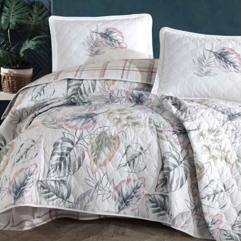 Aran Clasy Ranforce Yatak Öörtüsü Seti Tek Kişilik Nessa V1 Yeşil