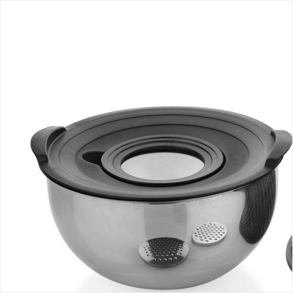 Schafer Cakehaus Kek Kalıbı+Hazırlık Seti 6 Parça-Gri