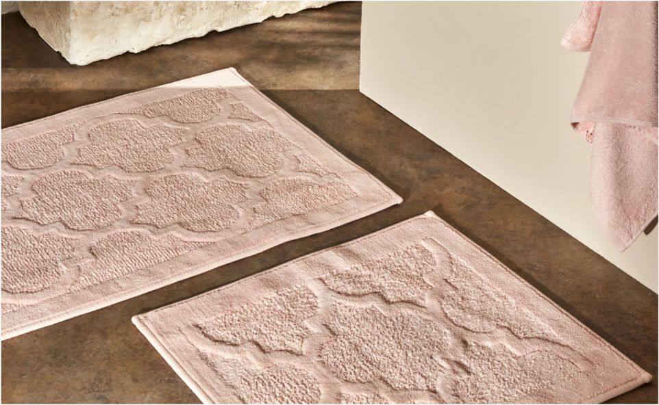 Karaca Home Katy 2 Parça Banyo Paspası Pudra