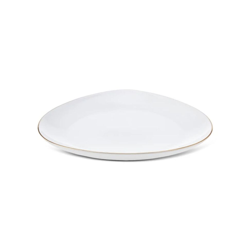 Karaca Streamline Saki New Bone 59 Parça 12 Kişilik Yemek Takımı Platin