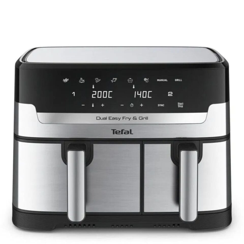 Tefal Easy Fry Dual Az Yağlı Fritöz - 8.3L