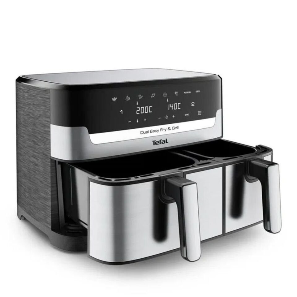 Tefal Easy Fry Dual Az Yağlı Fritöz - 8.3L