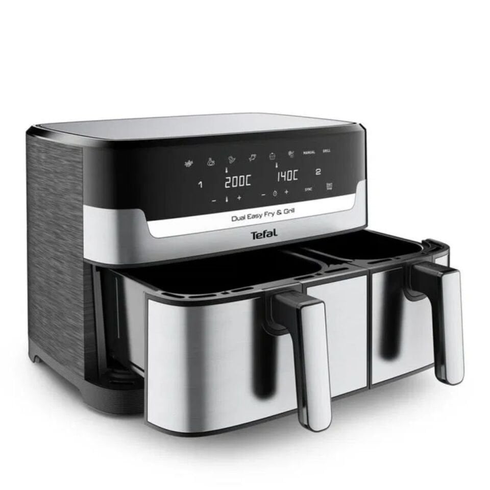 Tefal Easy Fry Dual Az Yağlı Fritöz - 8.3L