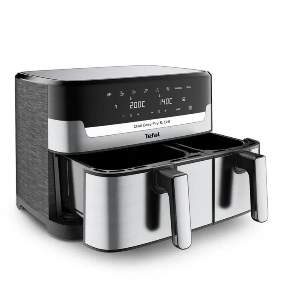 Tefal Easy Fry Dual Az Yağlı Fritöz - 8.3L