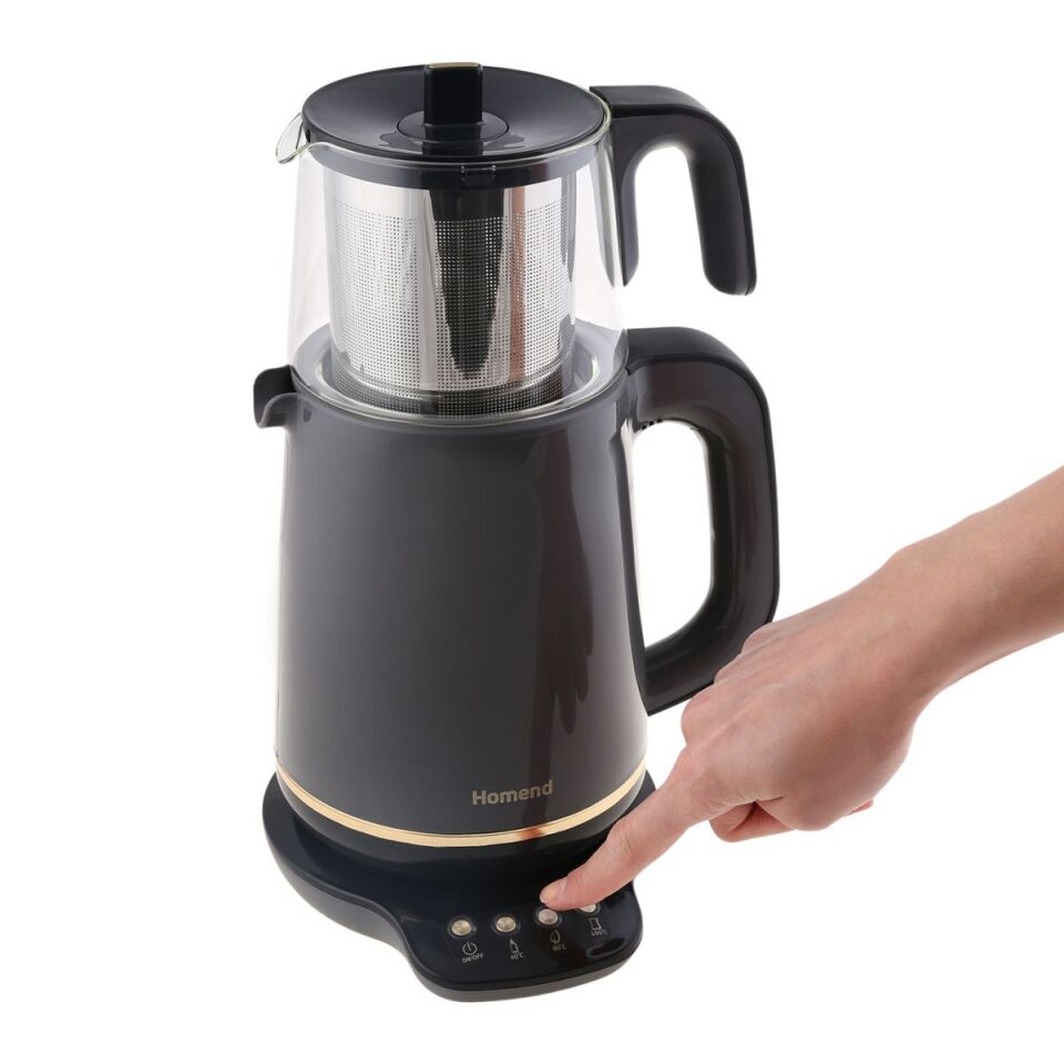 Emsan Homend Royaltea 1762h Konuşan Çay Makinesi Antrasit