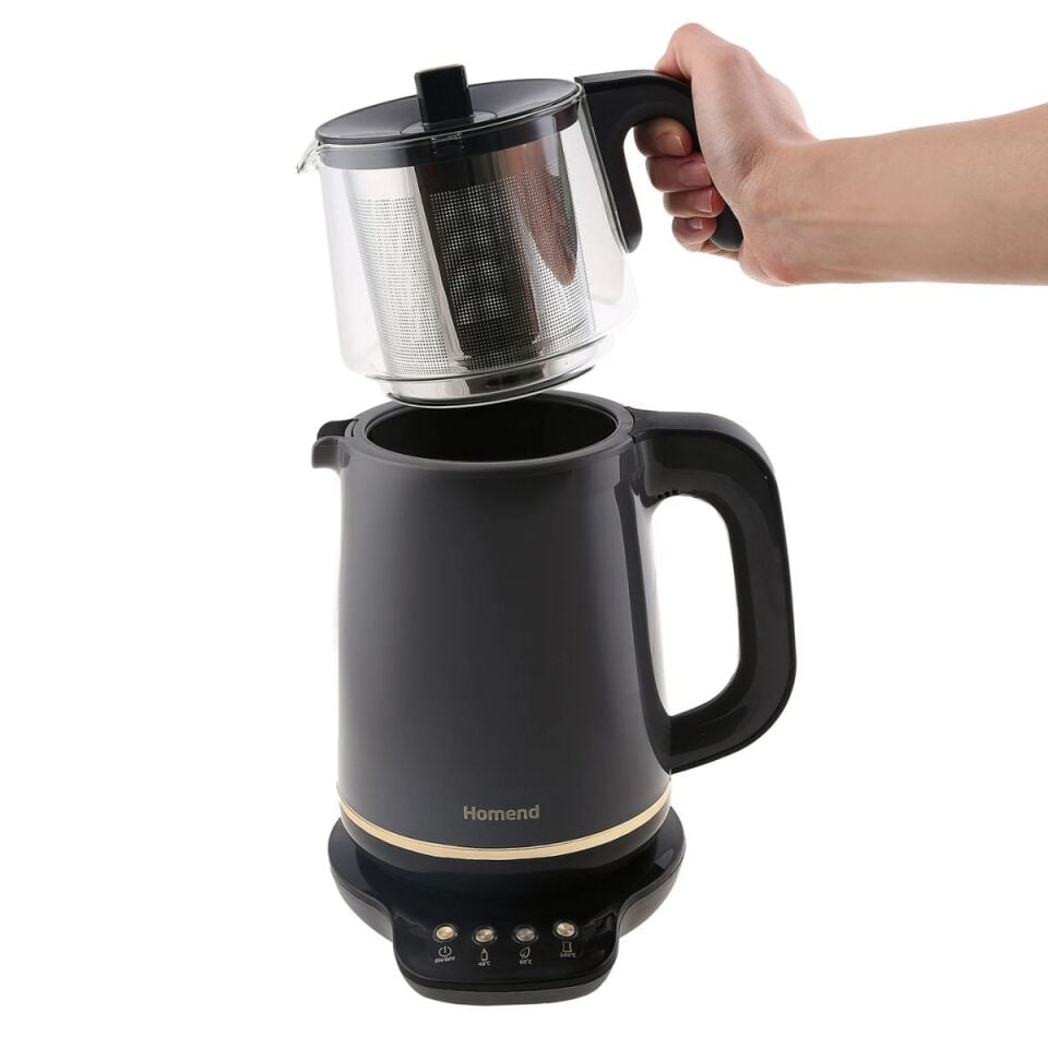 Emsan Homend Royaltea 1762h Konuşan Çay Makinesi Antrasit