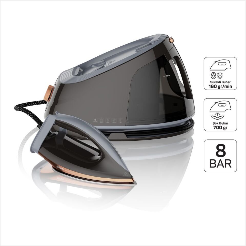 Arzum Steamart Plus Buhar Kazanlı Ütü-AR6048-1700