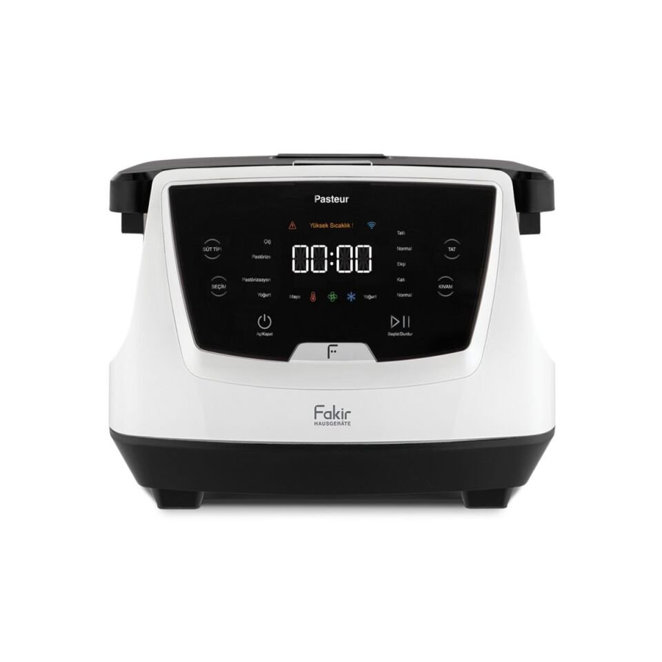 Fakir Pasteur Çiğ Sütten Yoğurt Yapma Makinesi, Pastörizasyon , 3 L Seramik Hazne, Tat ve Kıvam Ayarı