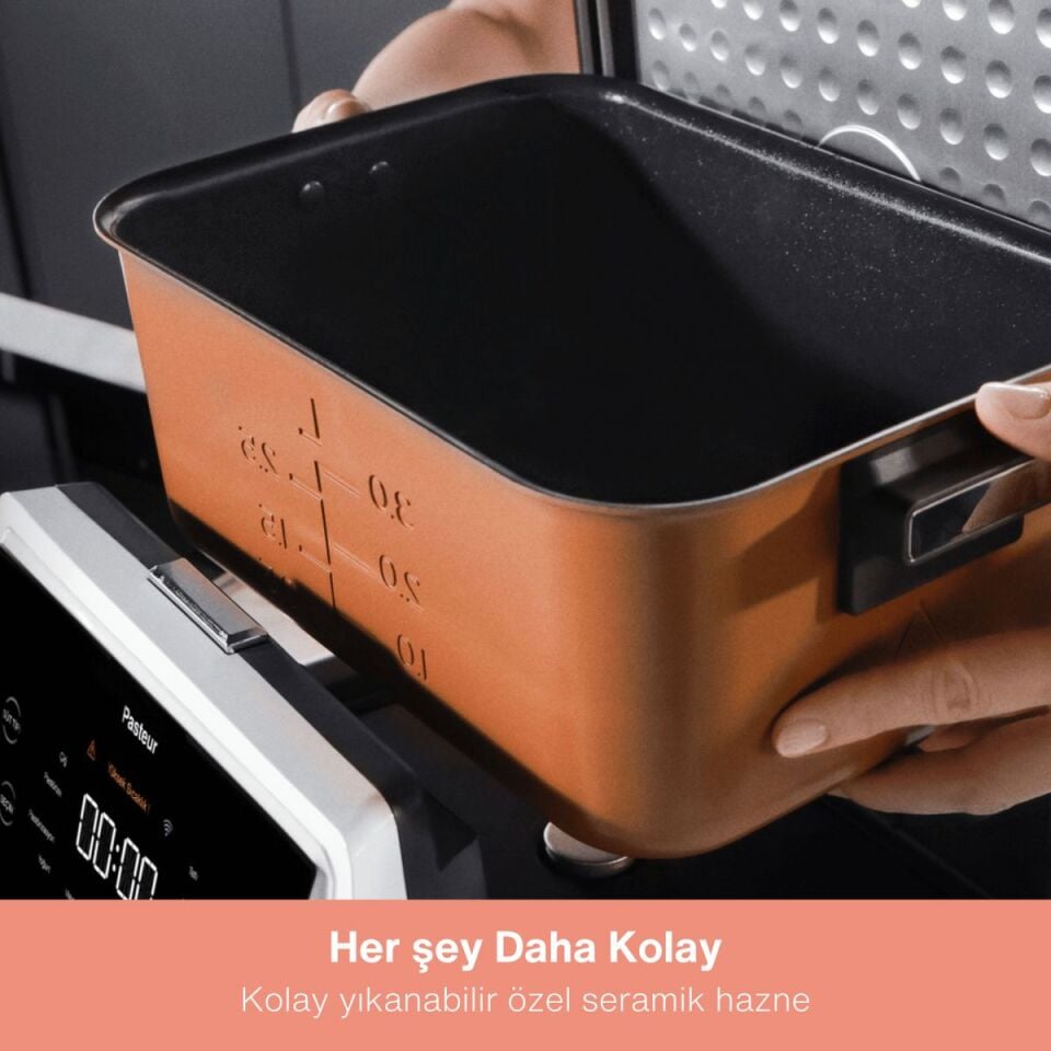 Fakir Pasteur Çiğ Sütten Yoğurt Yapma Makinesi, Pastörizasyon , 3 L Seramik Hazne, Tat ve Kıvam Ayarı