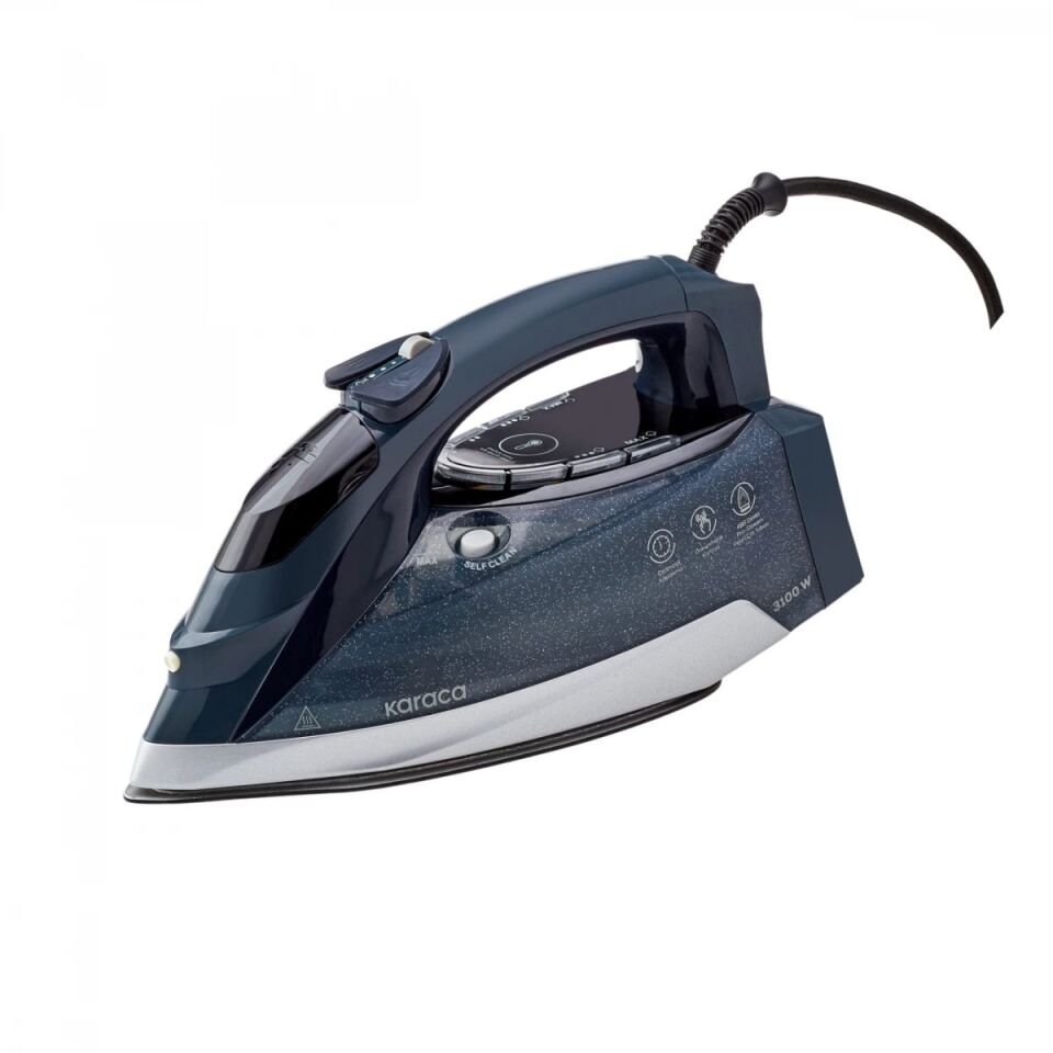 Karaca Vantuz Irona Buharlı Ütü Pearl Antrasıt