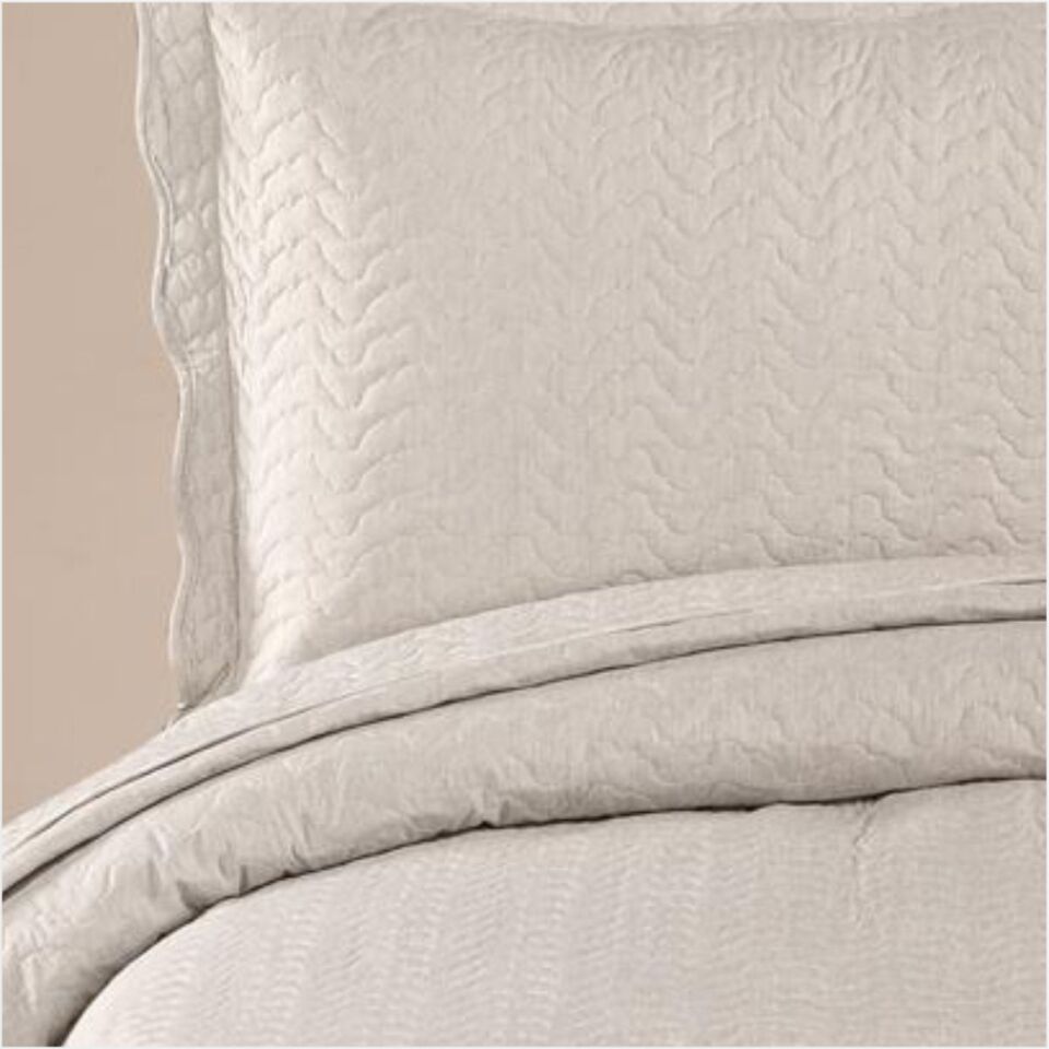 Schafer Home Elegance Yatak Örtüsü Seti 3 Parça-Bej