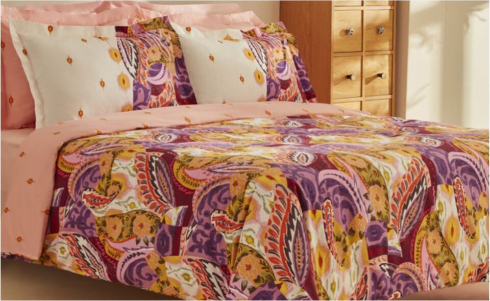 Karaca Home Ruiz %100 Pamuk Çift Kişilik Nevresim Takımı Fuşya