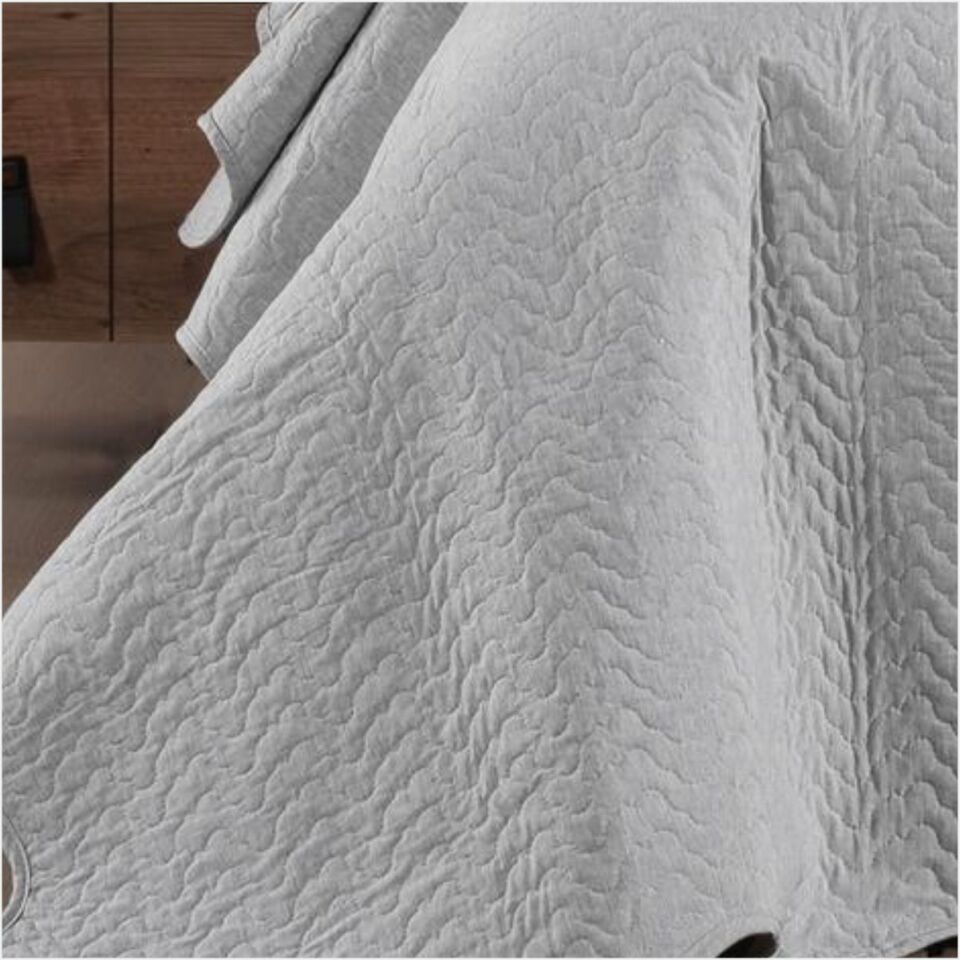 Schafer Home Elegance Yatak Örtüsü Seti 3 Parça-Gri