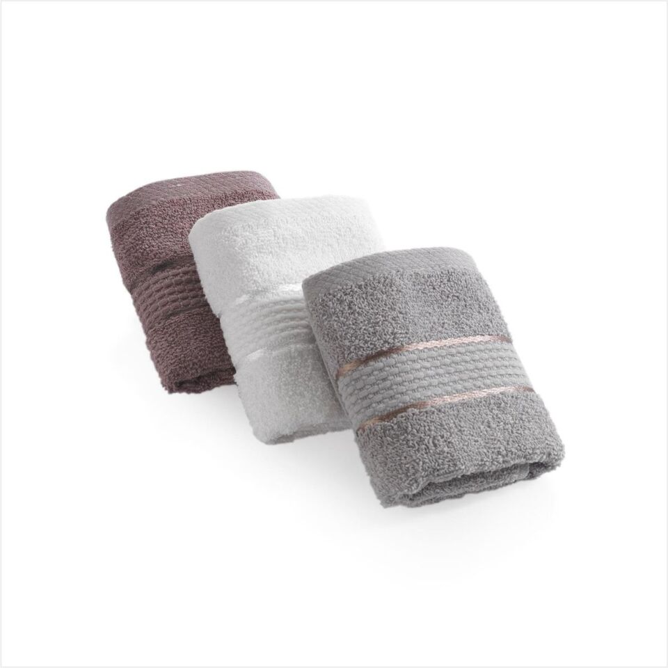 SCHAFER HOME LENA 3'LÜ 30X50 HAVLU SETİ 3P - ASO02