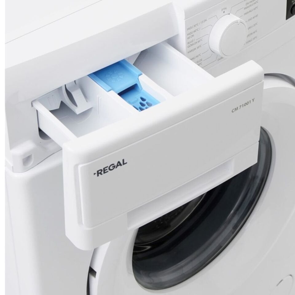 Regal CM 71001 Y 7 kg 1000 Devir Çamaşır Makinesi