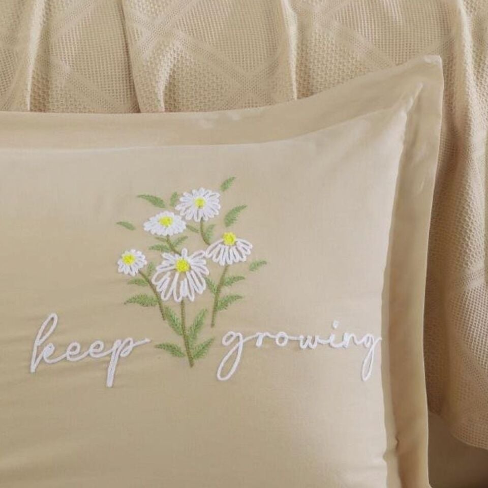 Aran Butik Pike Takımı Çift Kişilik Etta / V1 - Bej