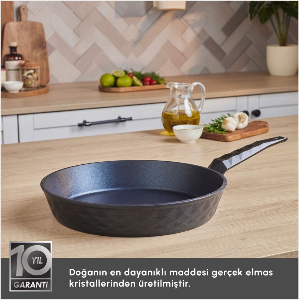 KARACA BİODİAMOND ANTİBAKTERİYEL KULP TAVA 26 CM