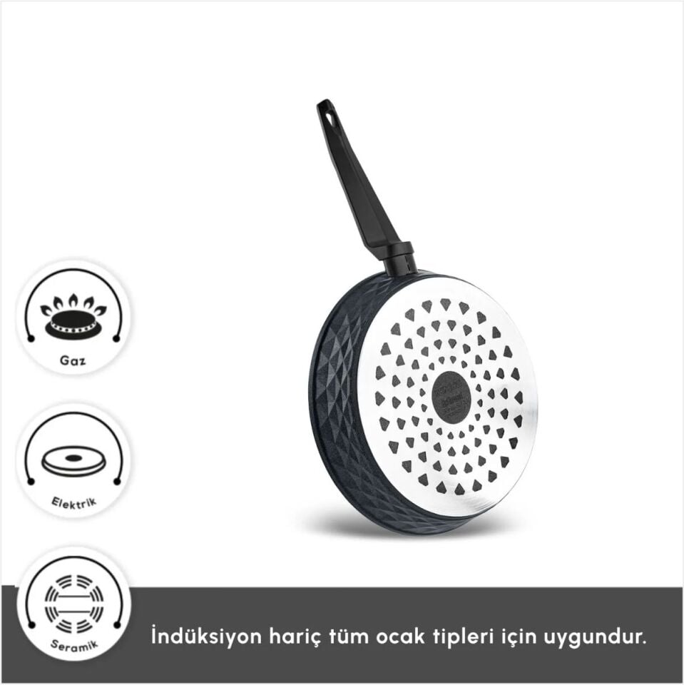 KARACA BİODİAMOND ANTİBAKTERİYEL KULP TAVA 26 CM