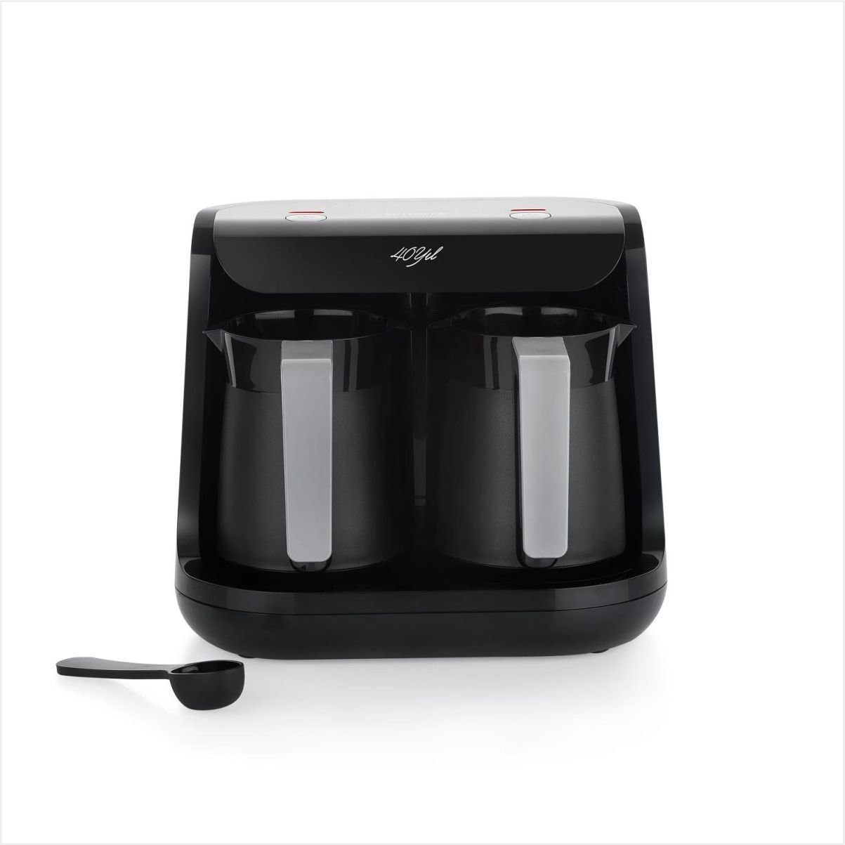 SCHAFER 40 YIL ÇİFT CEZVELİ TÜRK KAHVE MAKİNESİ SİYAH