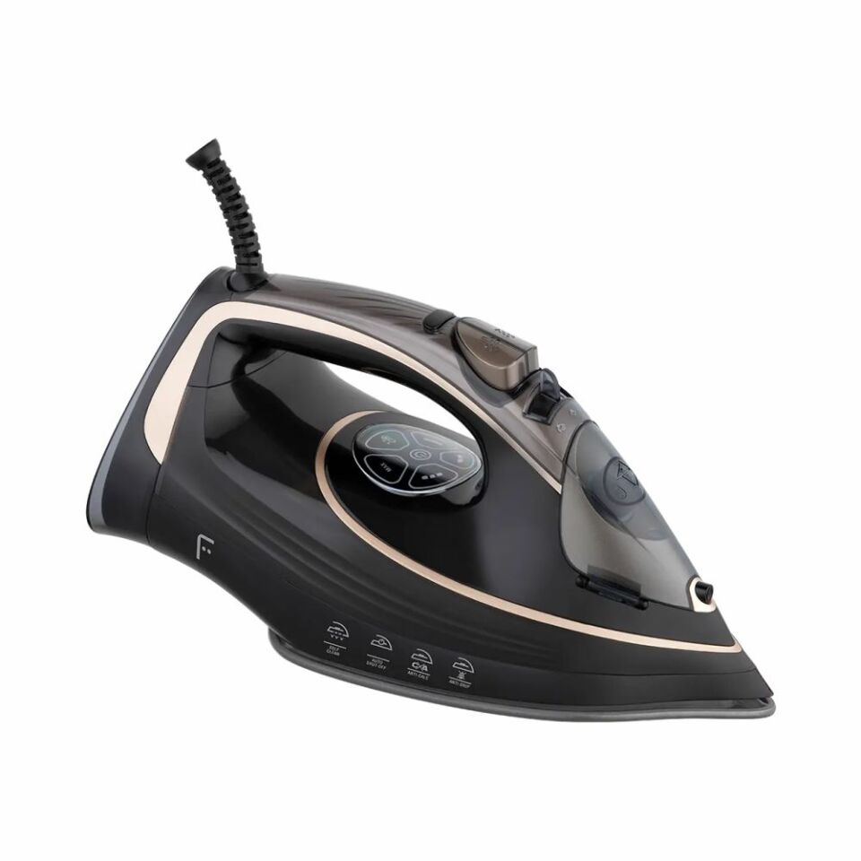 Fakir Onyx Buharlı Ütü 18-30 g/dk Sürekli Buhar, 2200W, Kendi Kendini Temizleme