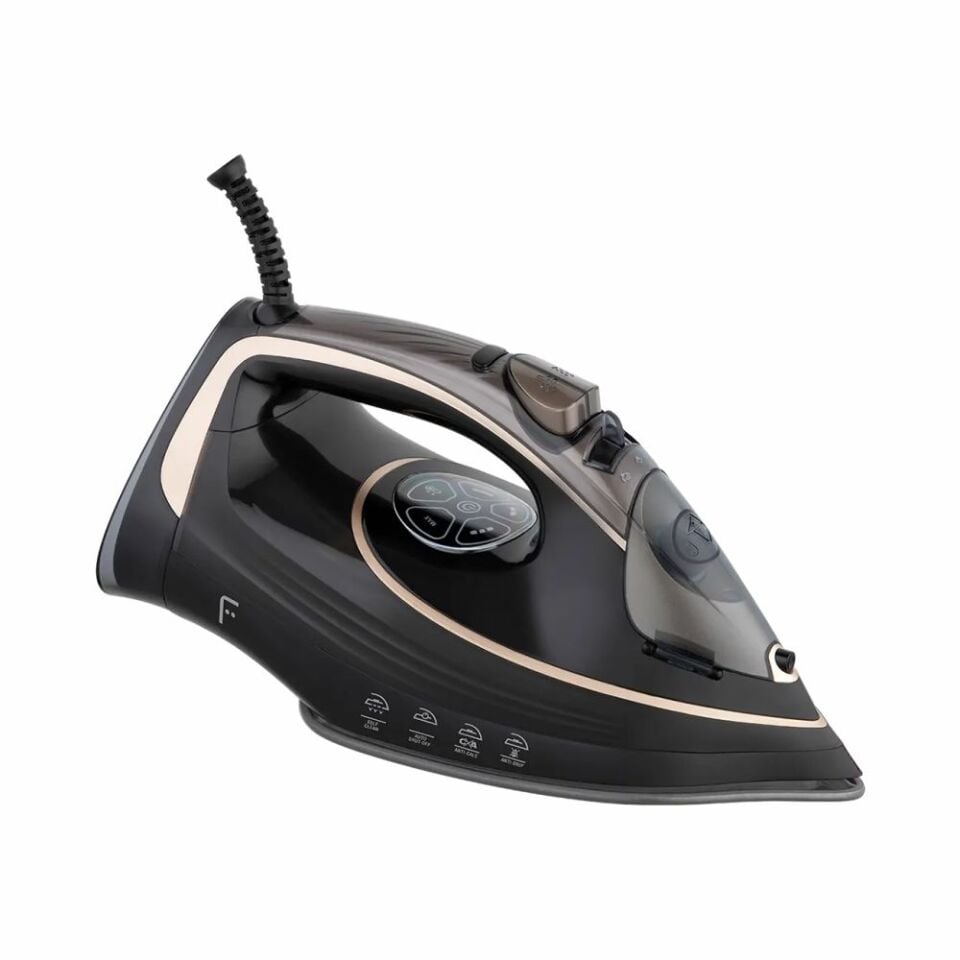 Fakir Onyx Buharlı Ütü 18-30 g/dk Sürekli Buhar, 2200W, Kendi Kendini Temizleme