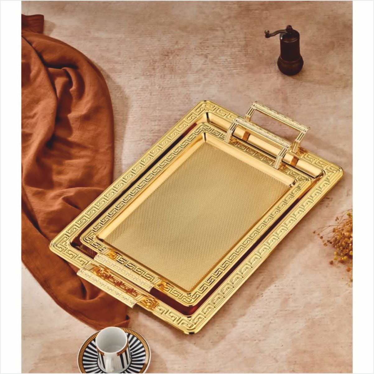 Cooker Ckr3344  V Desen 2Li Dikdörtgen Tepsi