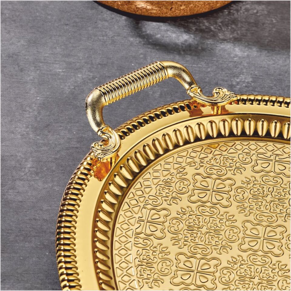 Cooker Ckr3542  Battal Boy Oval Tepsi-Altın