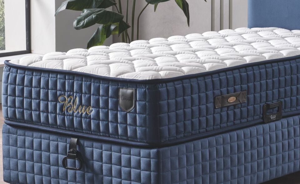 Cennet Blue 100X200 Baza Set