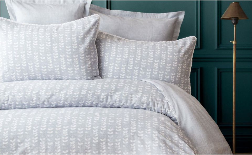 Pamuklar Apricitas Çift Kişilik P.Krep Nevresim Takımı Nancy Mavı