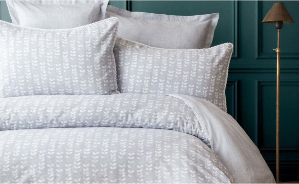 Pamuklar Apricitas Çift Kişilik P.Krep Nevresim Takımı Nancy Mavı