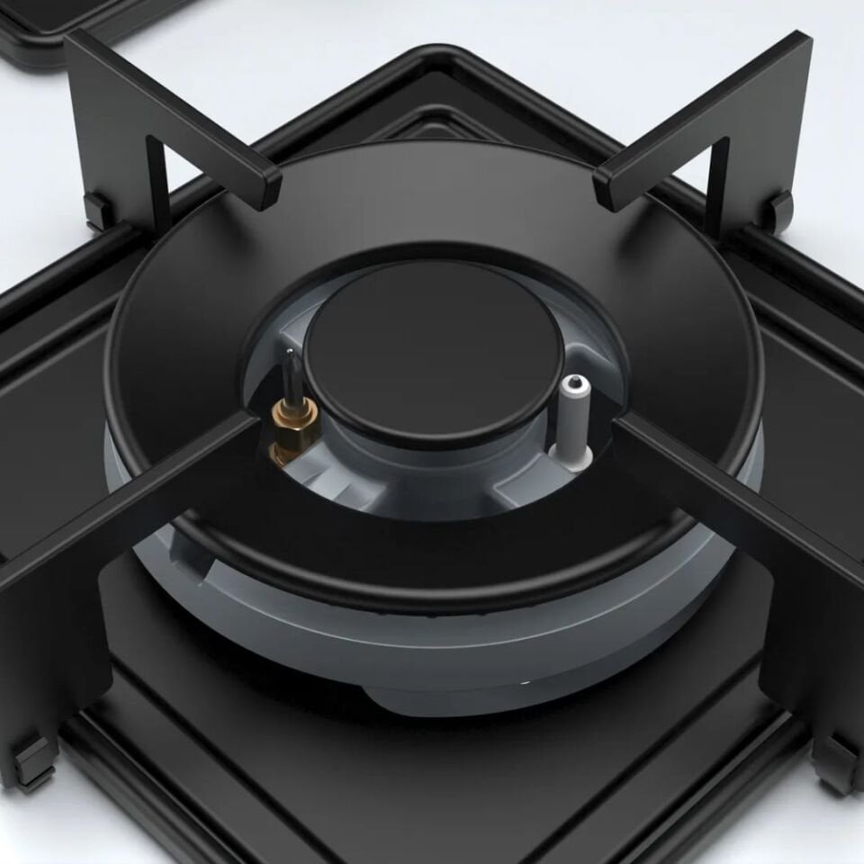 Profilo ON27Q2O12D Wok Gözlü Beyaz Cam Ankastre Ocak