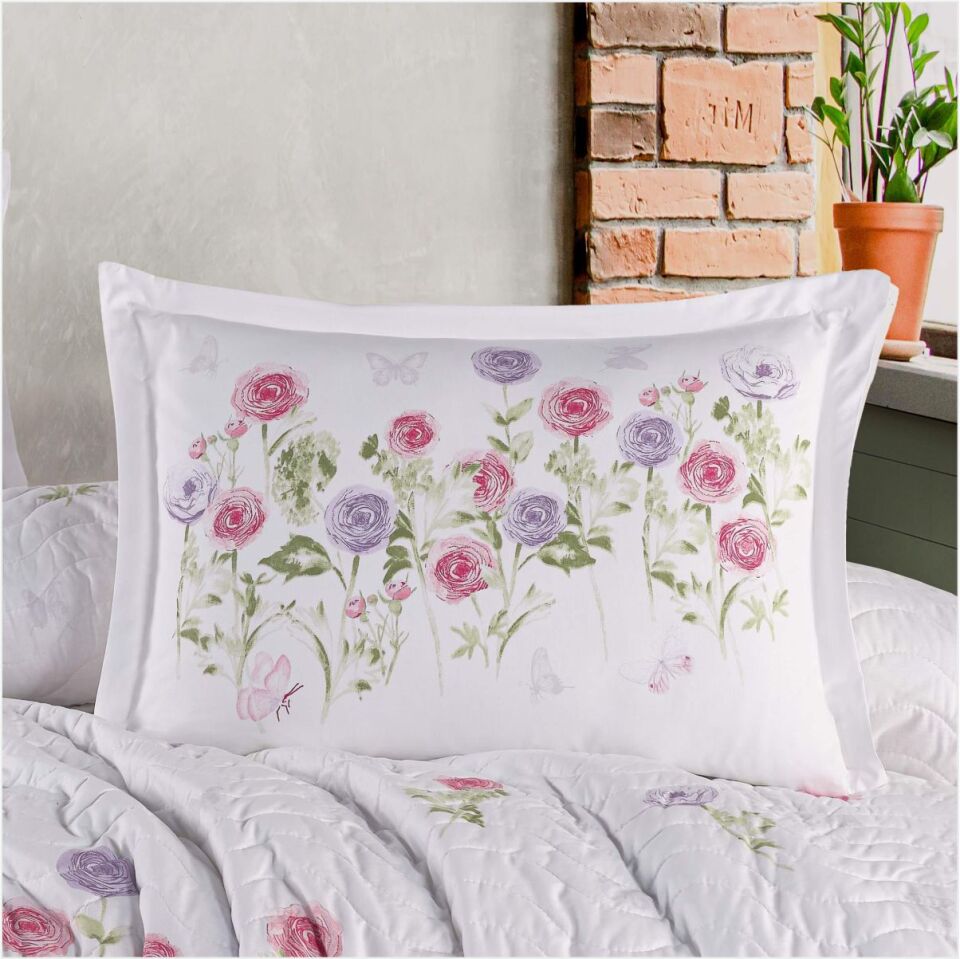 Aran Ranforce Dört Mevsim Set Çift Kişilik Helenka / V1 - Pembe