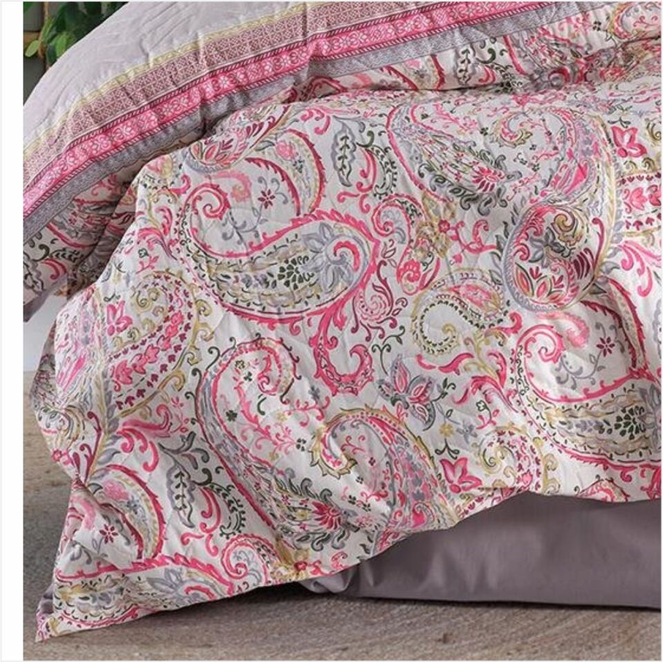 Aran Ranforce Dört Mevsim Set Çift Kişilik Luga / V1 - Pembe