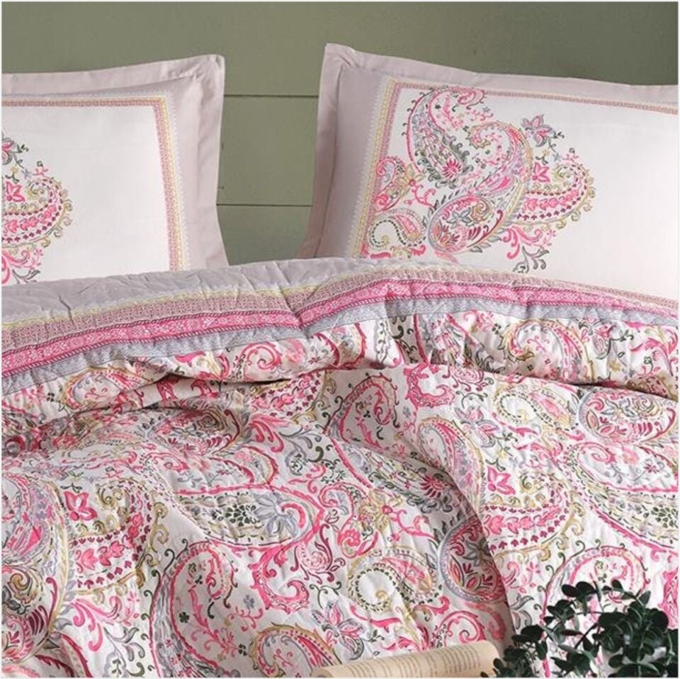 Aran Ranforce Dört Mevsim Set Çift Kişilik Luga / V1 - Pembe