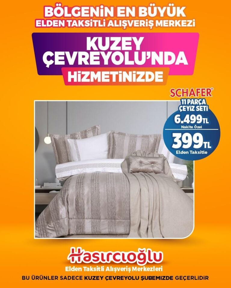 SCHAFER 11 PARÇA ÇEYİZ SETİ  ! SADECE KUZEY ÇEVRE YOLUNDA GEÇERLİDİR !