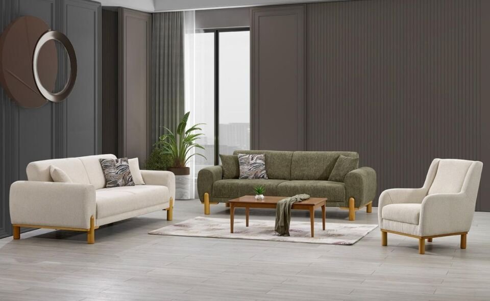 Nirvana Koltuk Takımı 3+1+1 S-132/ 3 Lü S-131