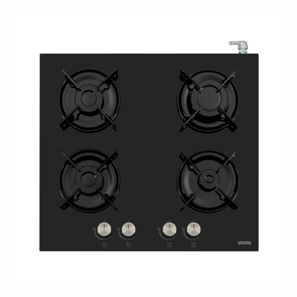 Vestel SO-6114 S Siyah Cam Set Üstü Ocak