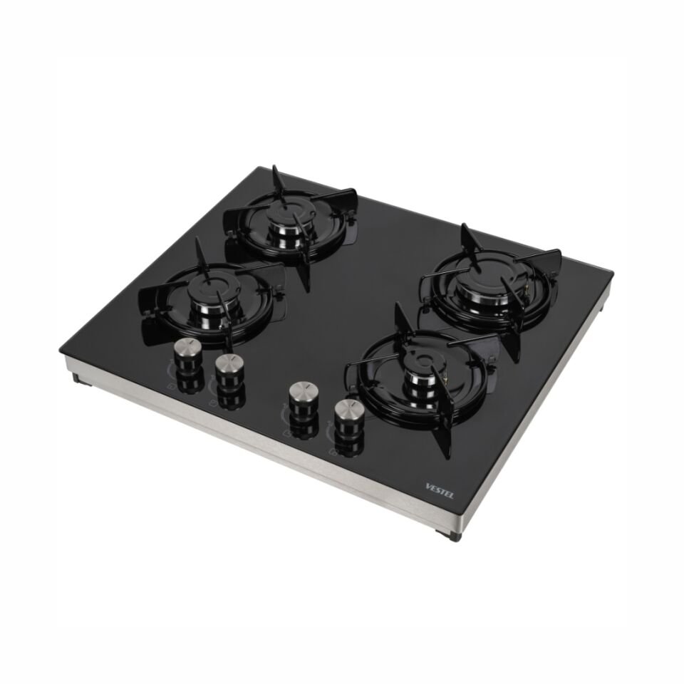 Vestel SO-6114 S Siyah Cam Set Üstü Ocak