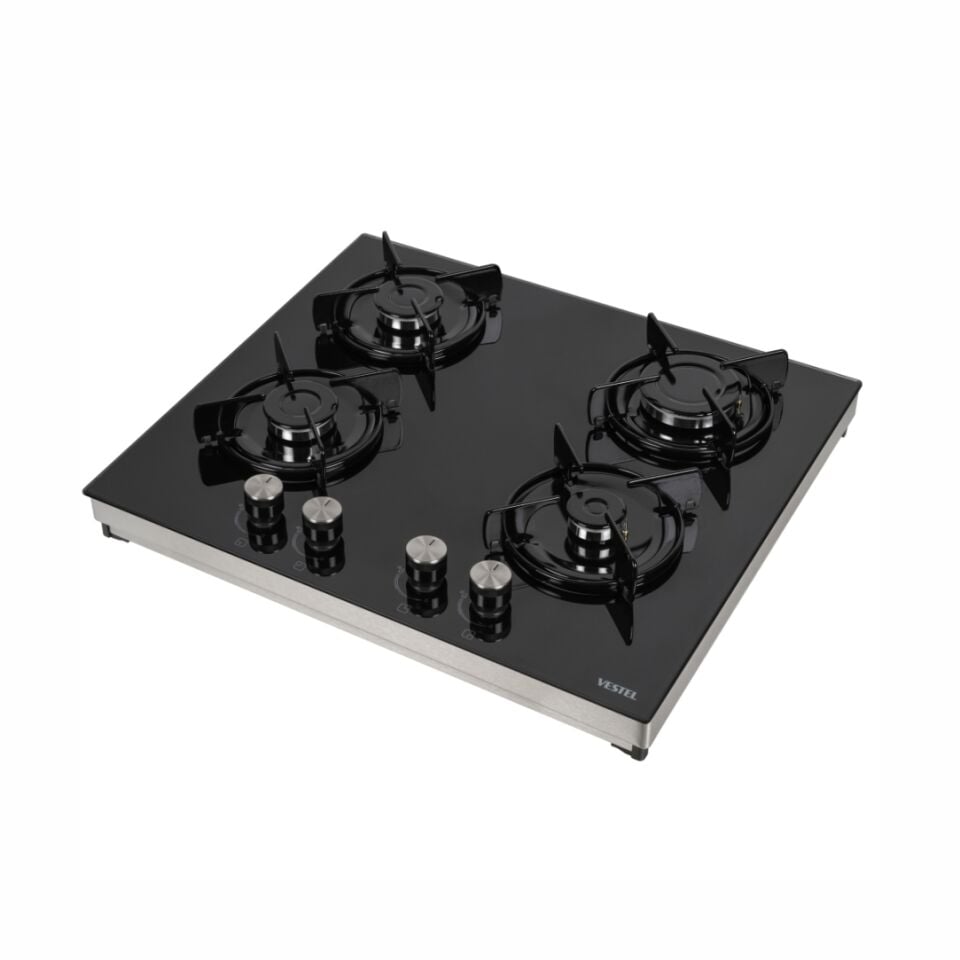 Vestel SO-6114 S Siyah Cam Set Üstü Ocak