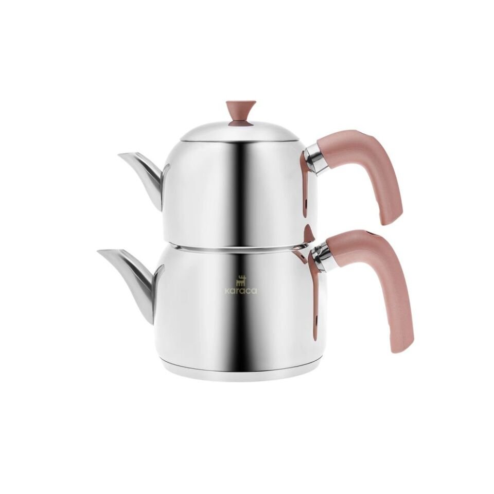 Karaca Alder İndüksiyon Tabanlı Midi Çaydanlık Takımı Rose