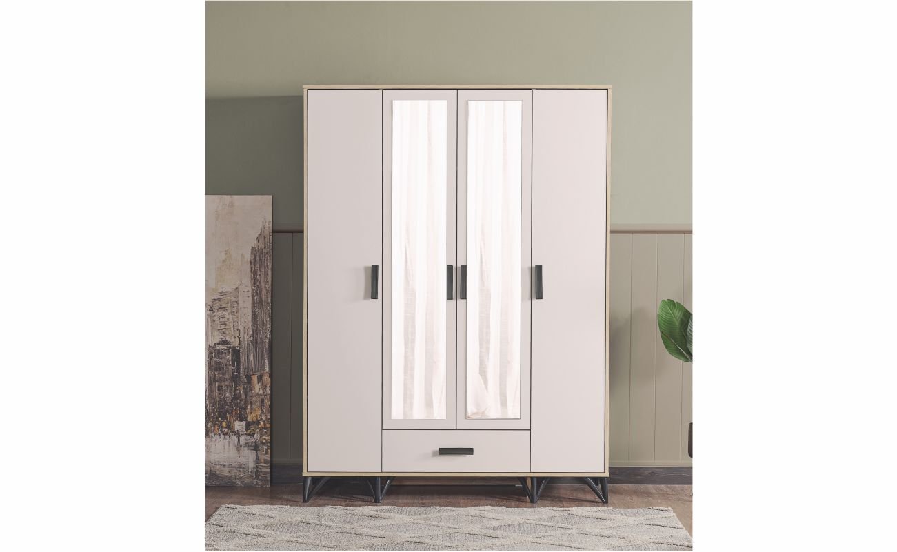 Ekin 4 Kapaklı Dolap